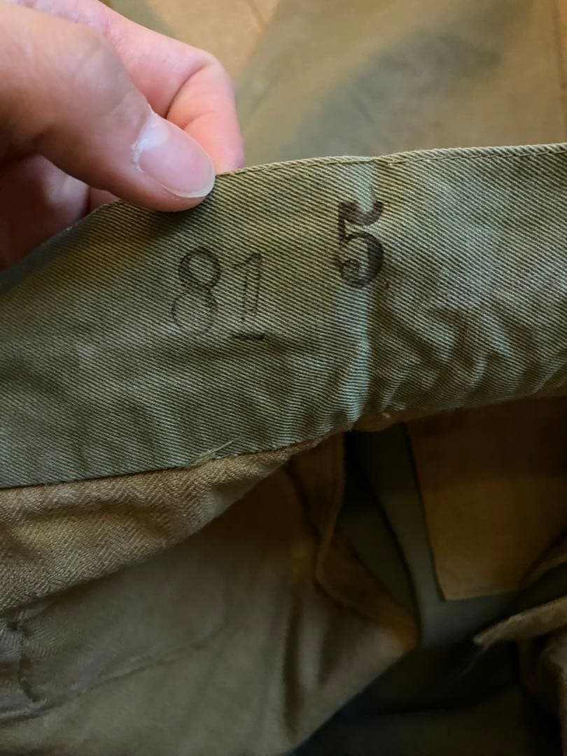 ヴィンテージ　イタリア軍　カーゴパンツ