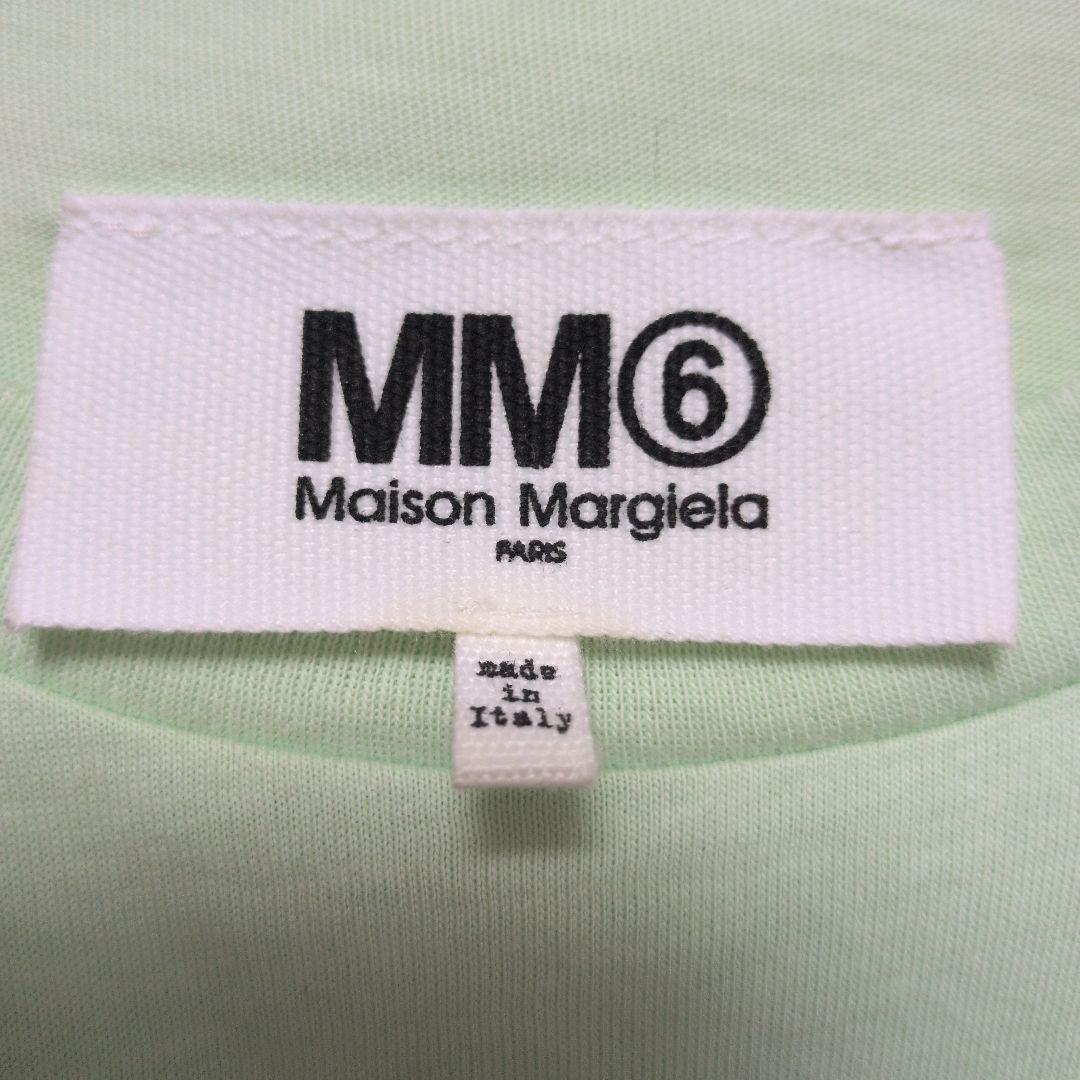 [新品]MM6 Maison Margiela ライトグリーン Tシャツ
