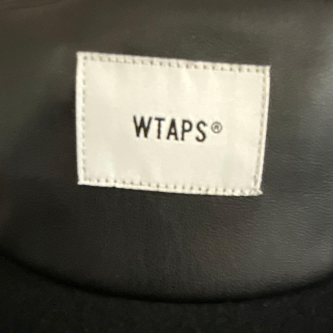 WTAPS レザー　ウールキャップ