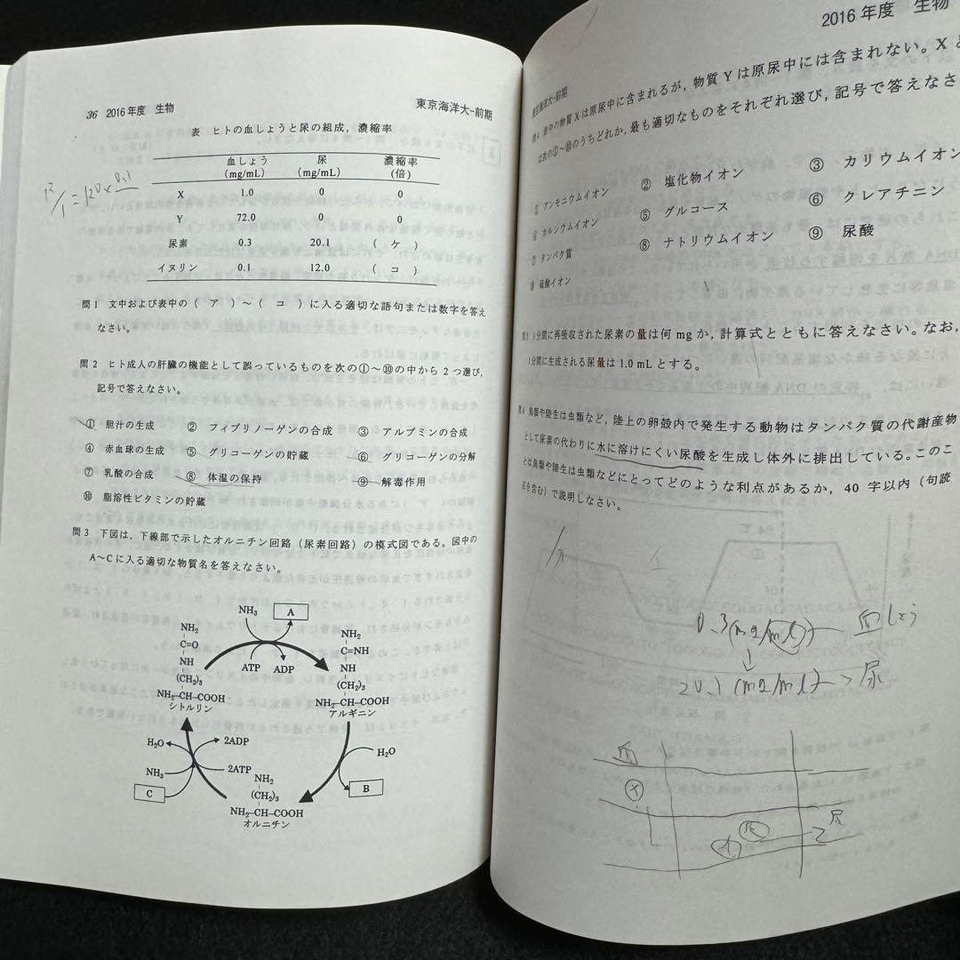 赤本 東京海洋大学 2015年～2023年　9年分
