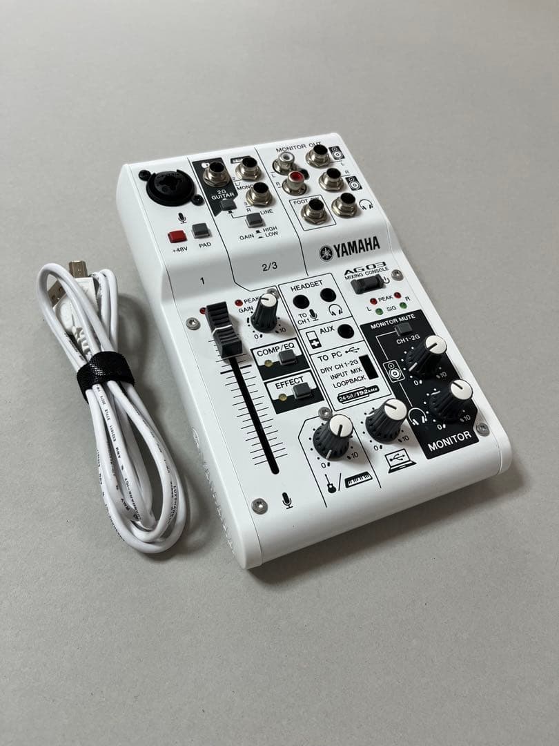 宅録・配信フルセット）YAMAHA AG03 + AT2035 + α 即使用可