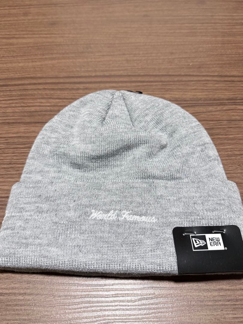 す*う様 Supreme New Era Box Logo Beanie グレー