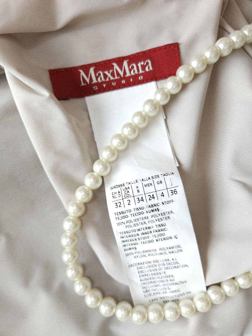 MaxMara 美品 高級スプリングコート ダブルフェイス ネイビー