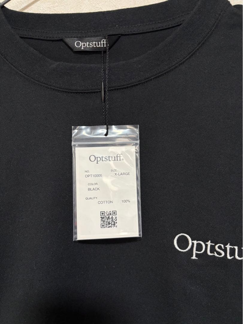 トップス OPTSTUFF DRAWSTRING LONG SLEEVE T-SHIRT