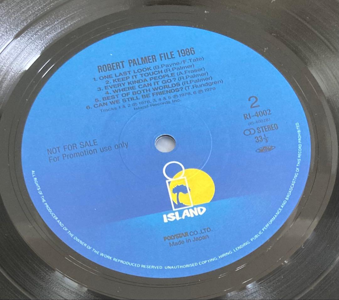 ◾️プロモ限定盤■ROBERT PALMER■ロバート・パーマー■File 198