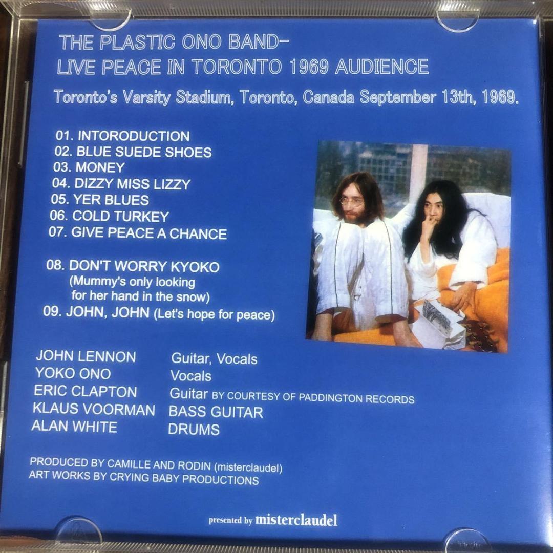 洋楽 LIVE PEACE IN TORONTO 1969 AUDIENCE