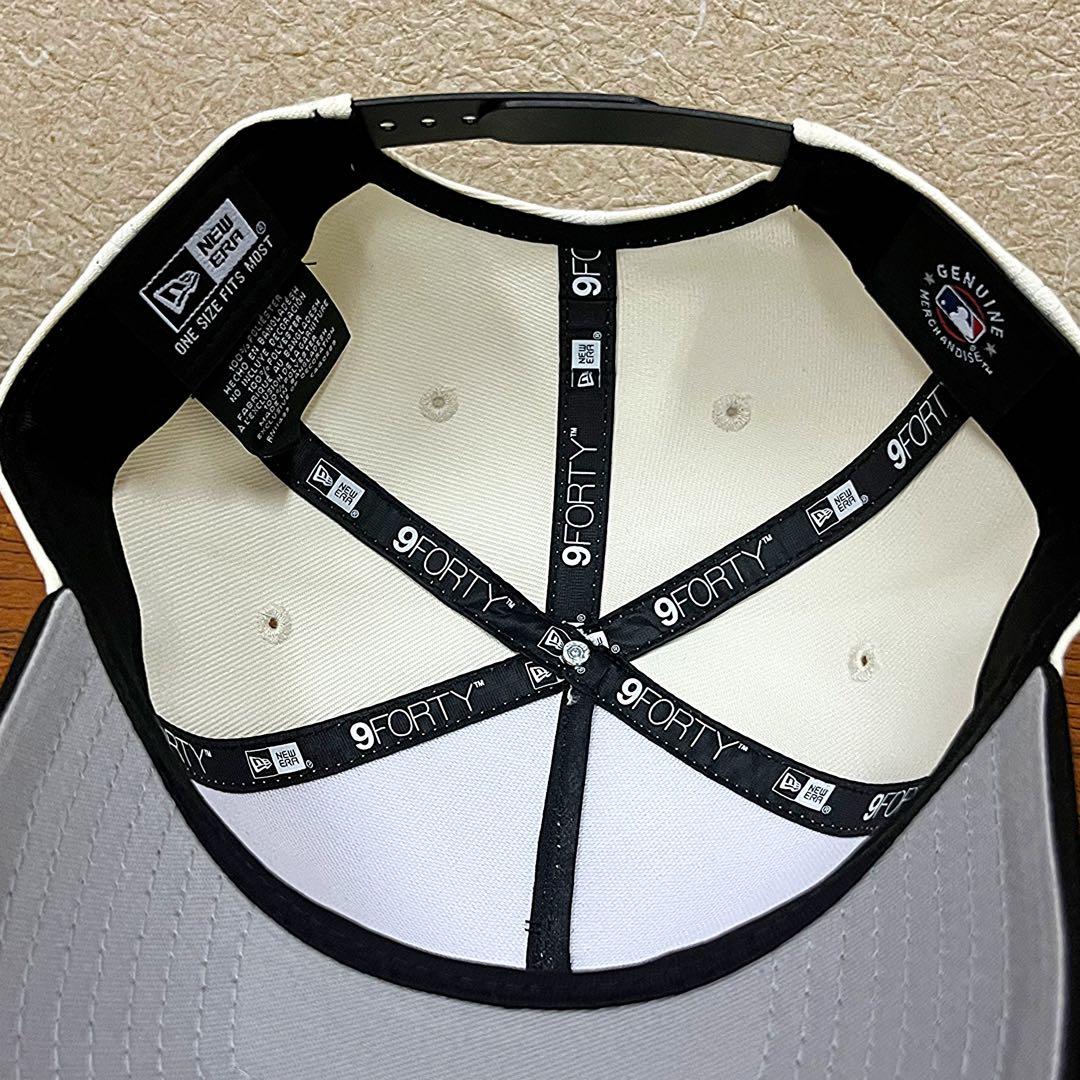 【海外限定】　ニューエラ　ドジャース 9FORTY 逆ロゴ 黒 キャップ　帽子