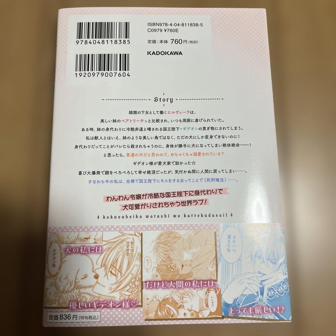 国王陛下、私を飼ってください! ～妹の身代わりで貢ぎ物にされましたが、愛され犬…