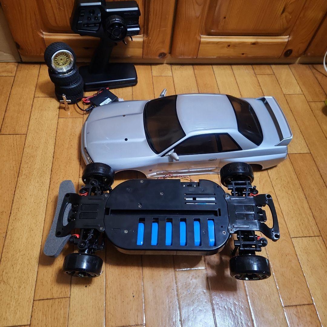 ■専用■　タミヤ ドリフト ラジコン フルセット　TT01　　スカイラインボディ