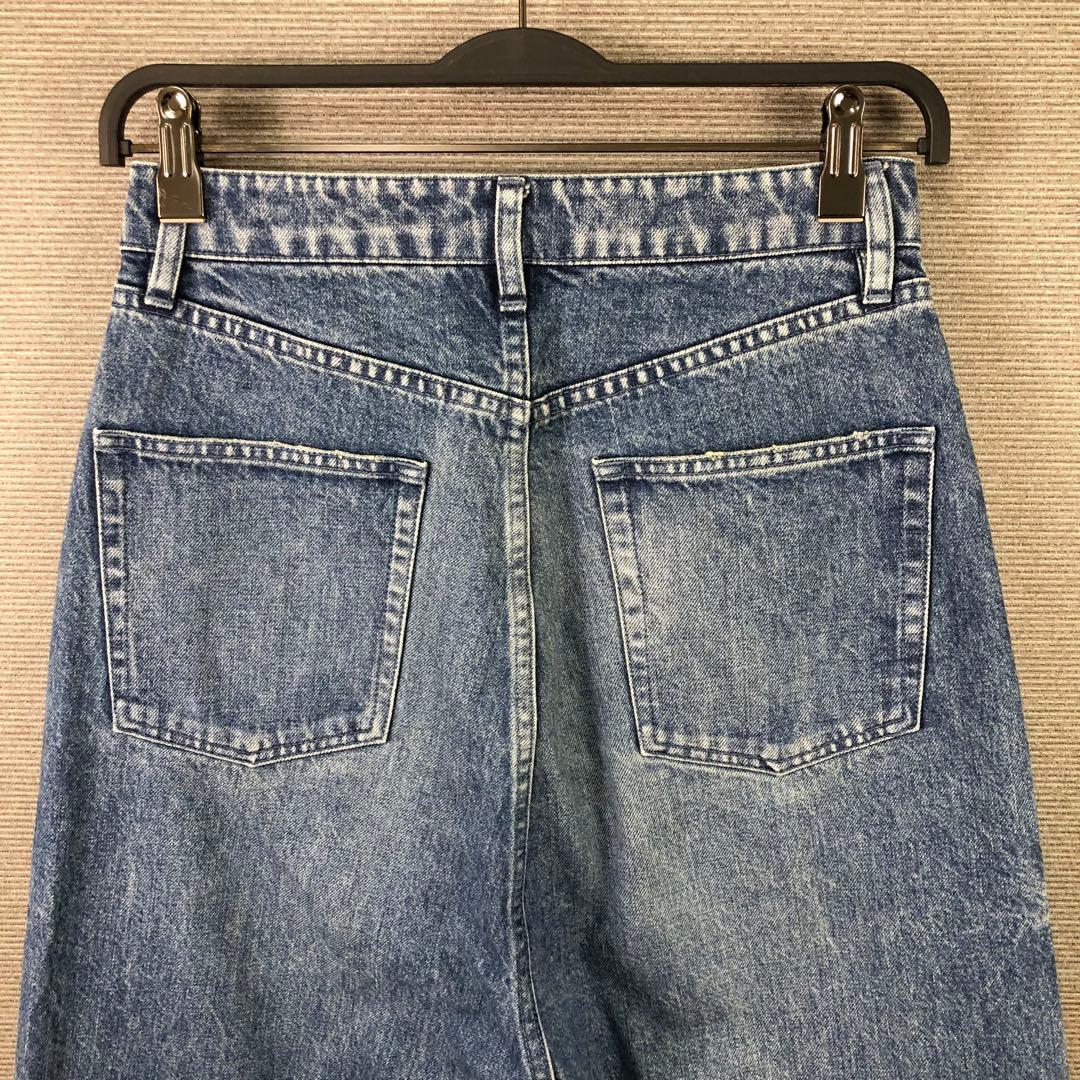 Whim Gazette 2024AW 製品染めストレートパンツ 36 ブルー