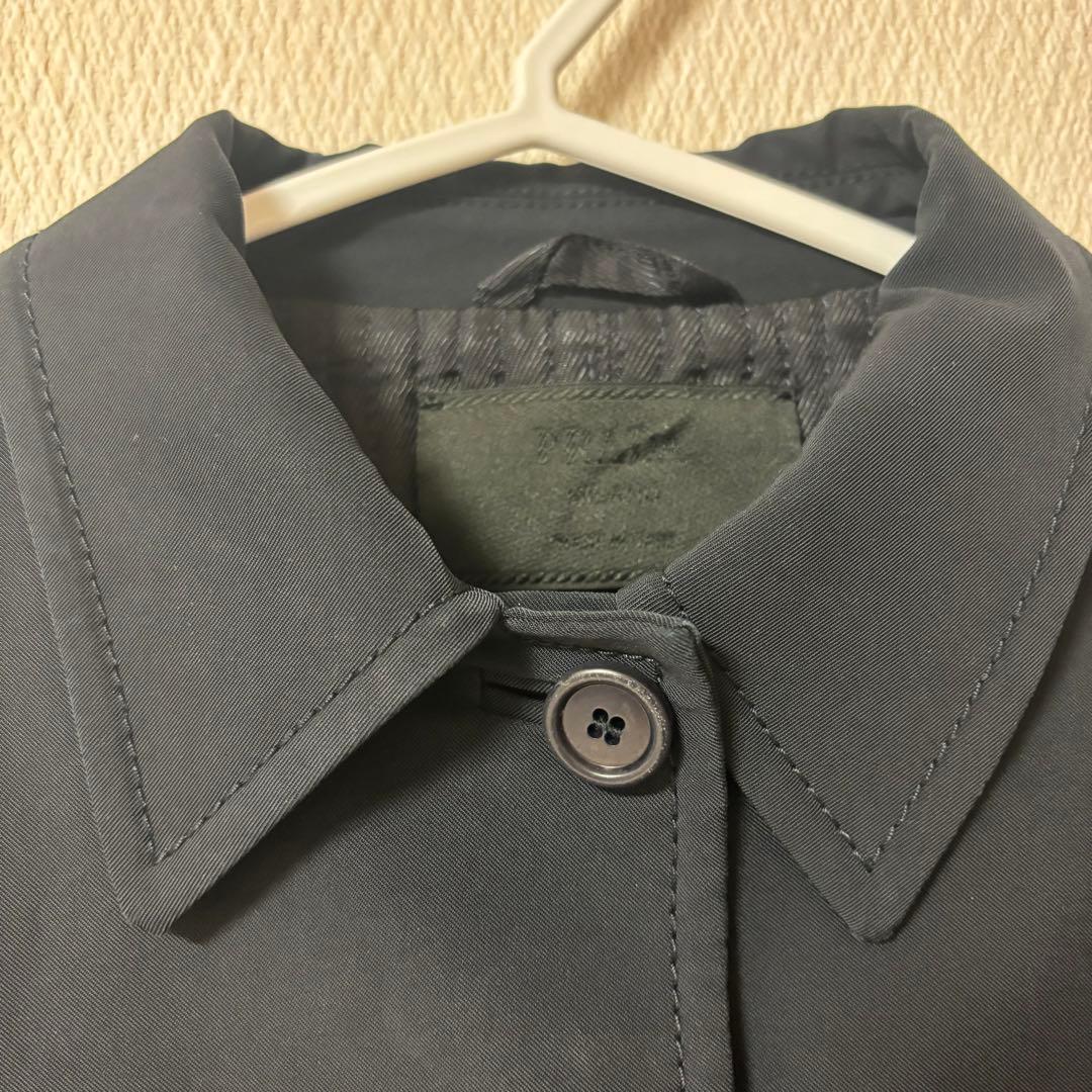 OLD PRADA ナイロンジャケット ステンカラー 撥水コート ネイビー 40