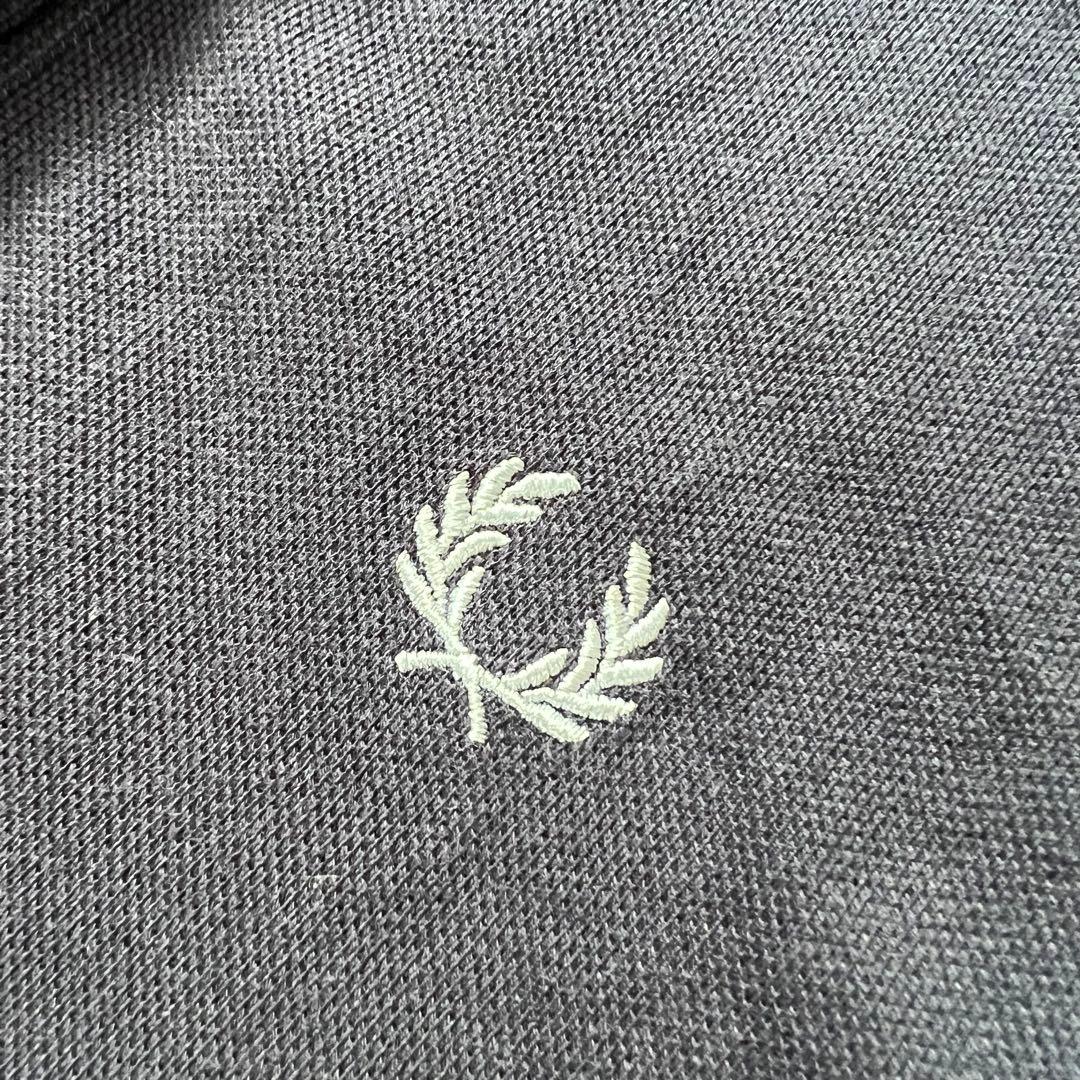 FRED PERRY フレッドペリー ポロシャツ　フリル　レディース　鹿の子　紺