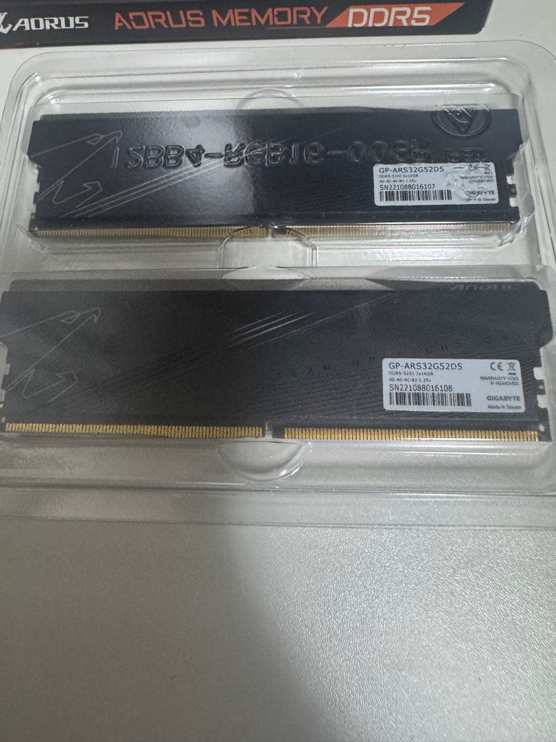 メモリー AORUS MEMORY DDR5 32GB 5200MHz