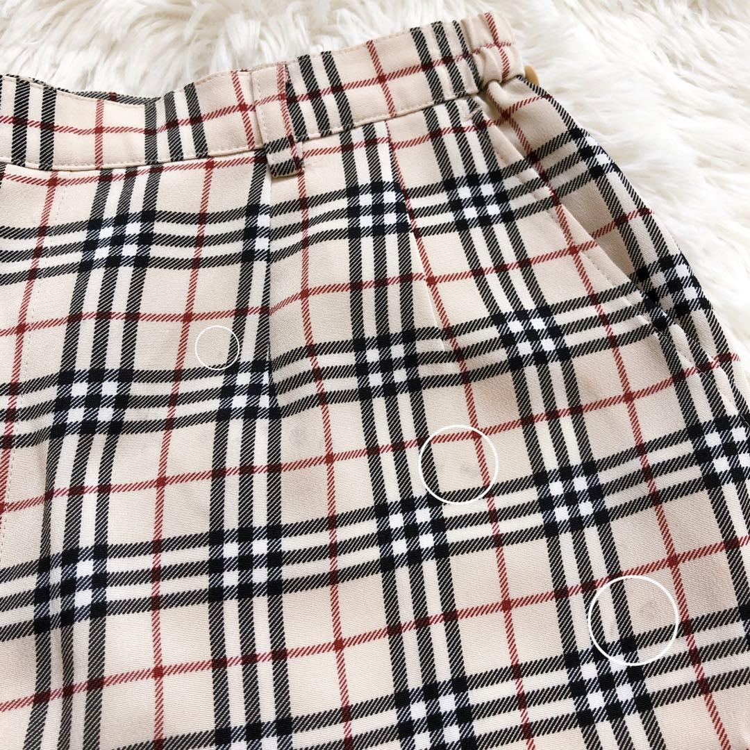 ✨超希少サイズ♡激レア✨バーバリーゴルフ キュロット　ノバチェック総柄　15
