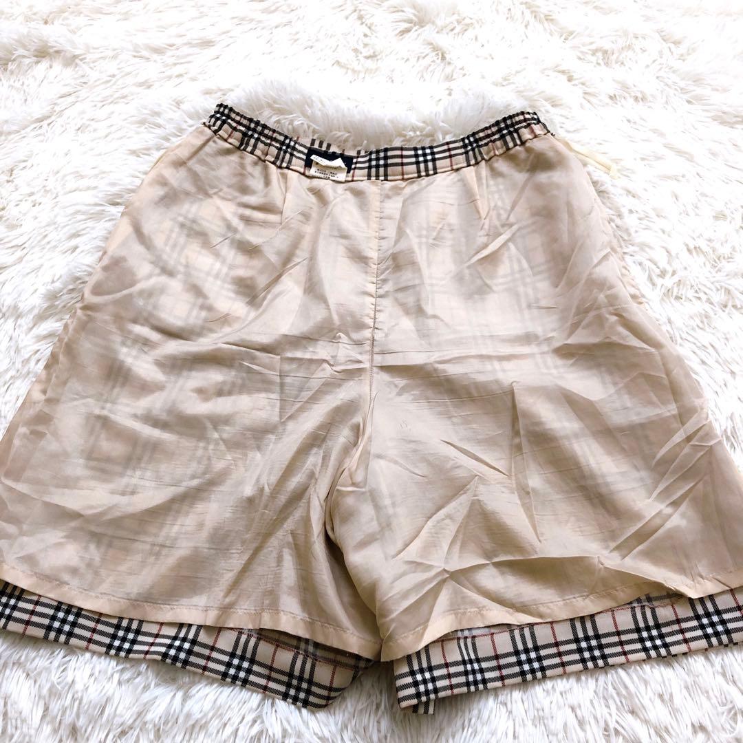 ✨超希少サイズ♡激レア✨バーバリーゴルフ キュロット　ノバチェック総柄　15