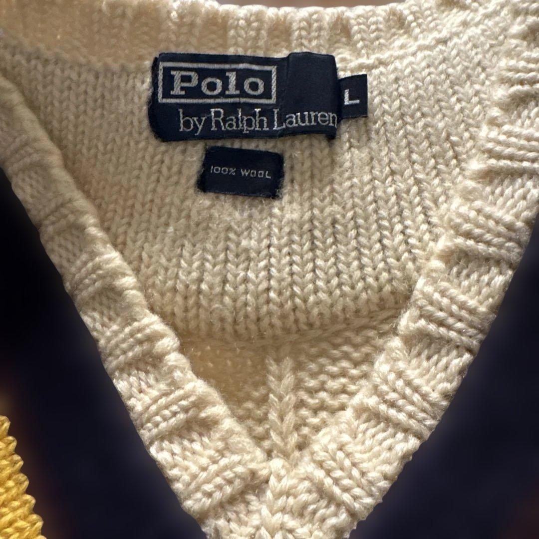 90's Polo by Ralph Lauren チルデンニットベスト