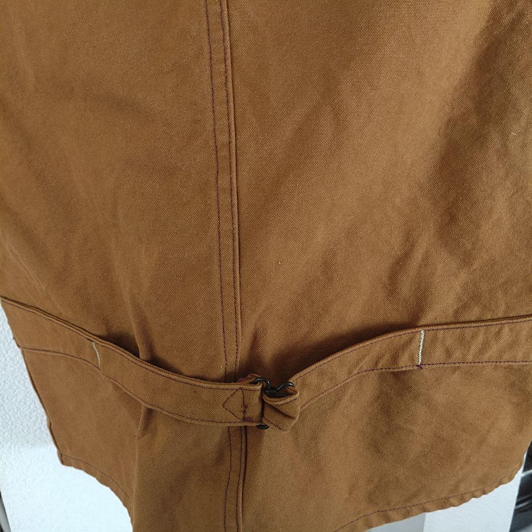 トップス SUGAR CANE BROWN DUCK WORK VEST 38 13oz