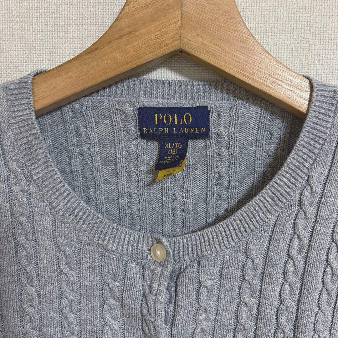 POLO RALPH LAUREN ポロ　ケーブルニット　カーディガン