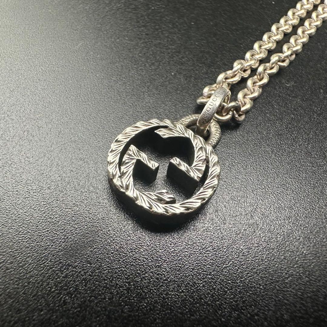 美品✨　GUCCI　グッチ　ネックレス　アラベスク　インターロッキング　1686