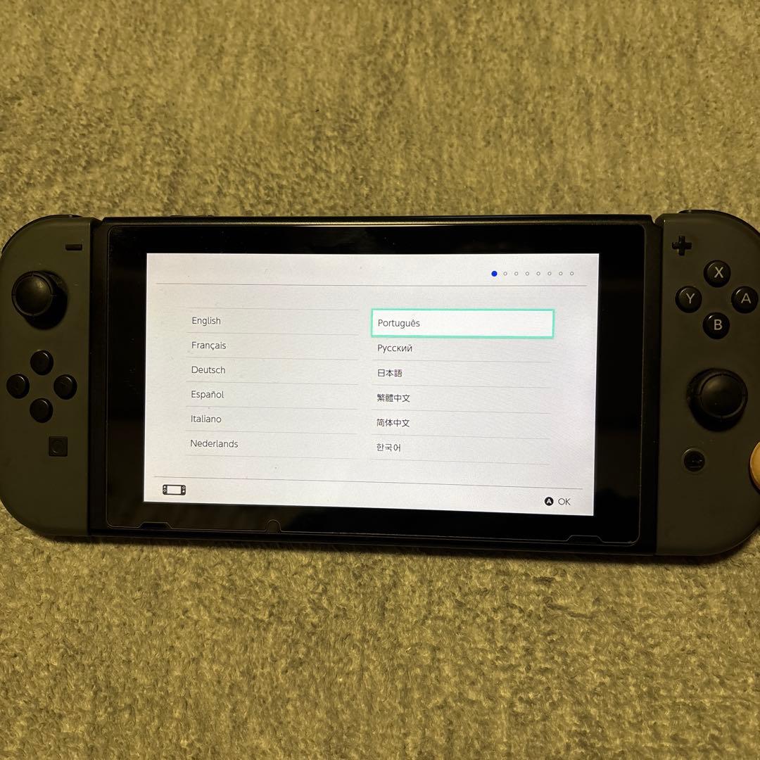 Nintendo Switch 本体 グレー　純正付属品有り
