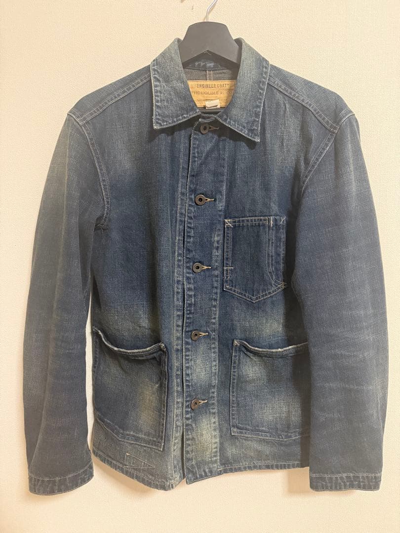 RRL ダブルアールエル XS ベッカム着用 デニムカバーオールヴィンテージ加工
