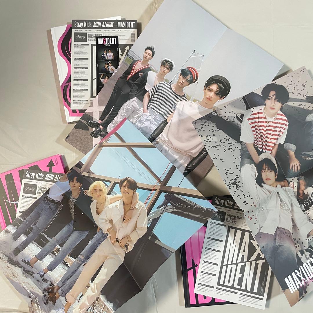 StrayKids アルバム　まとめ売り　⑤ トレカ　チェックインマイル付き
