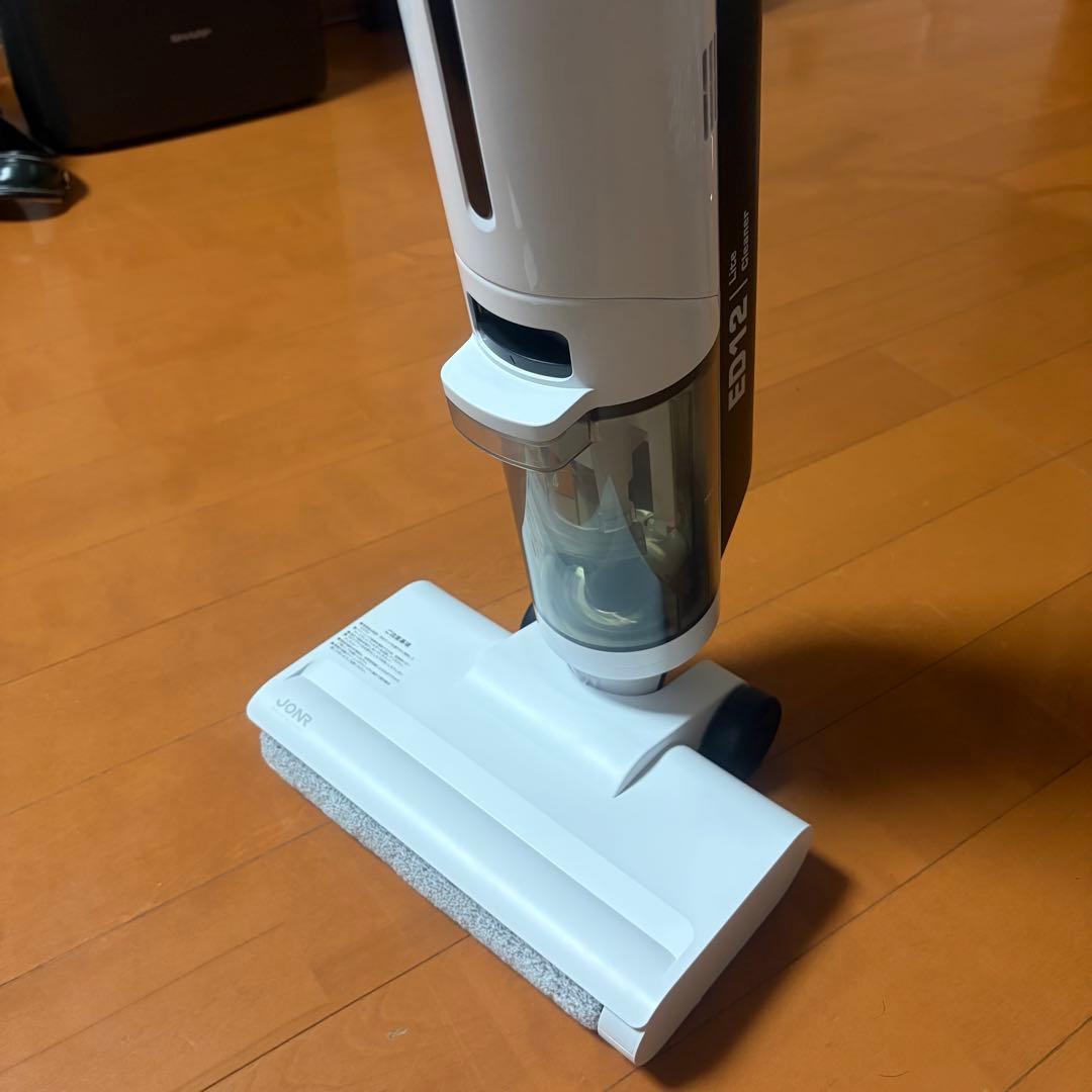 525 水拭き掃除機 コードレス スティッククリーナー 自立式 自走式 乾湿両用