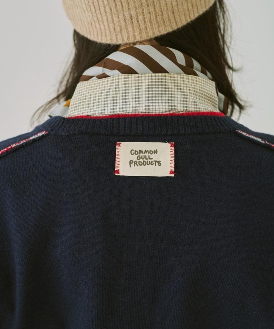 新品 common gull products. 2つで1つのカーディガン、芽心