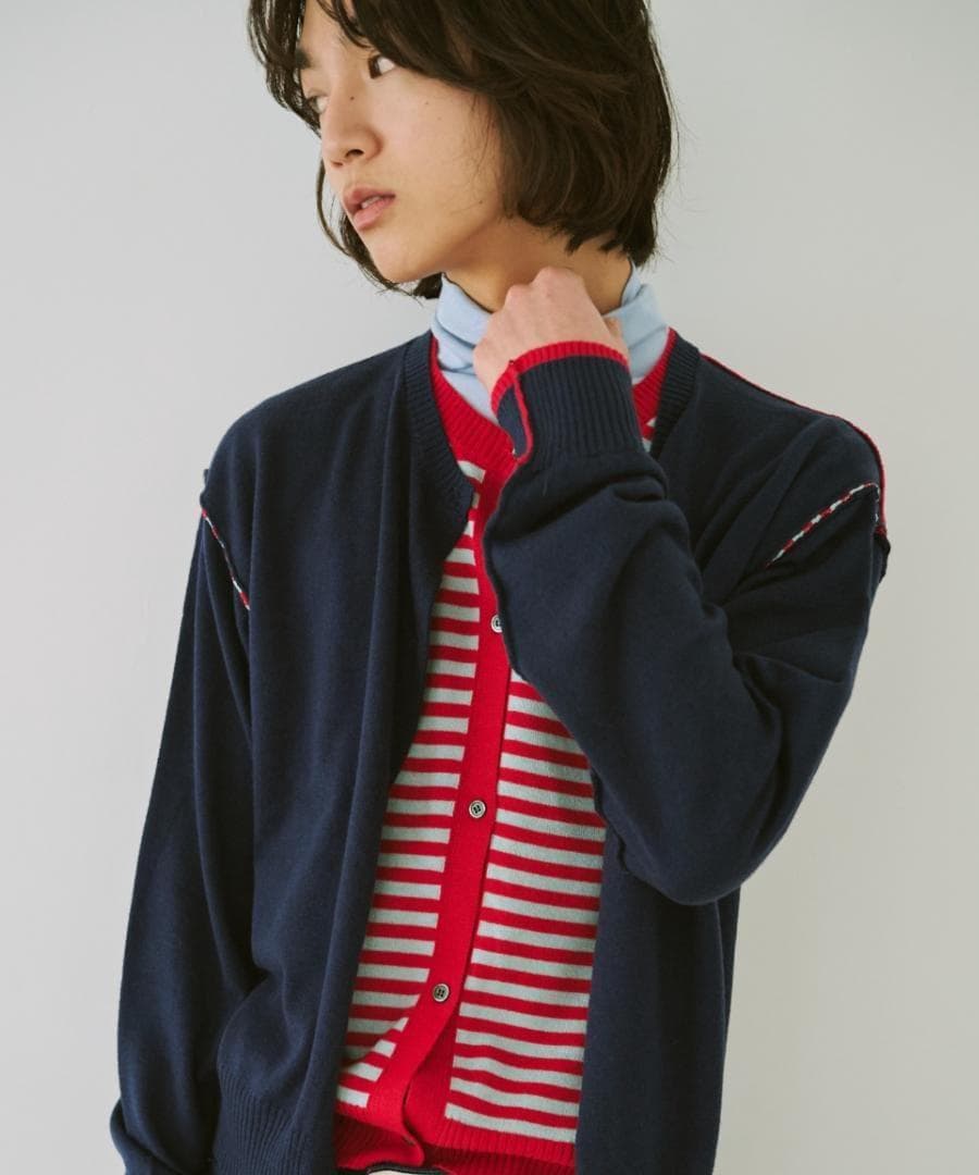 新品 common gull products. 2つで1つのカーディガン、芽心