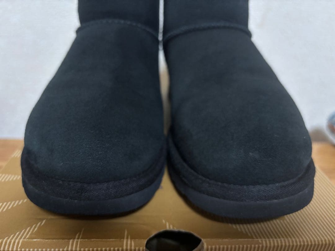UGG アグ＊クラッシックミニ ムートンブーツ 黒 24cm