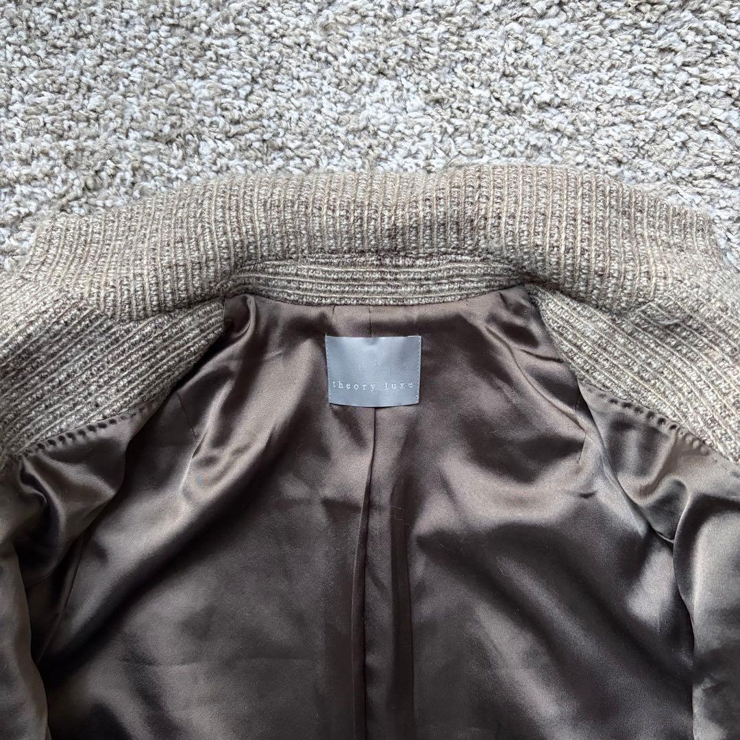 theory luxe ツイードジャケット 日本製 38 M 通勤 フォーマル