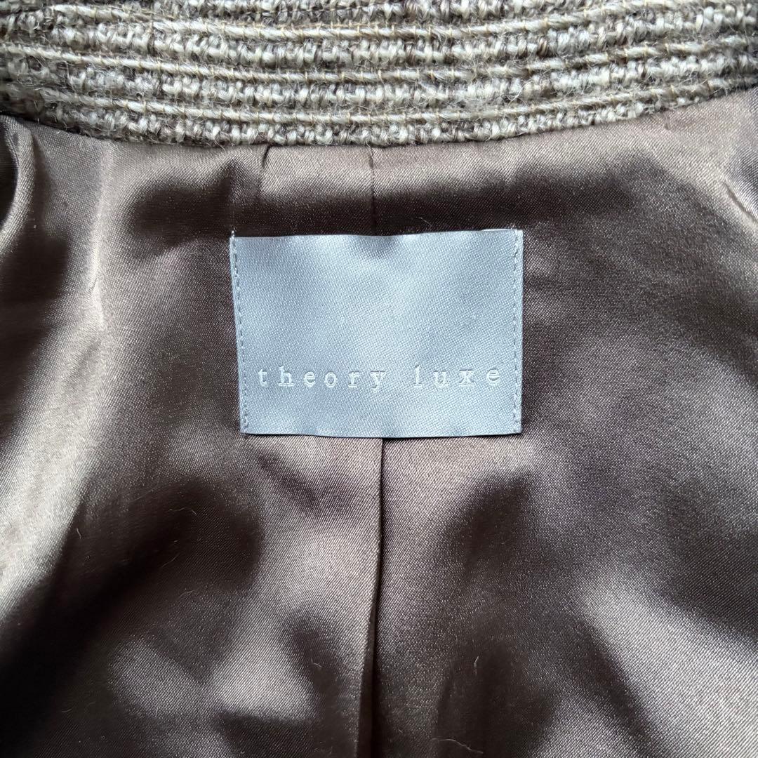 theory luxe ツイードジャケット 日本製 38 M 通勤 フォーマル