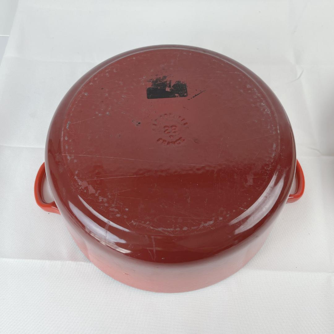 Le Creuset ルクルーゼ ココット・ロンド 28cm チェリーレッド