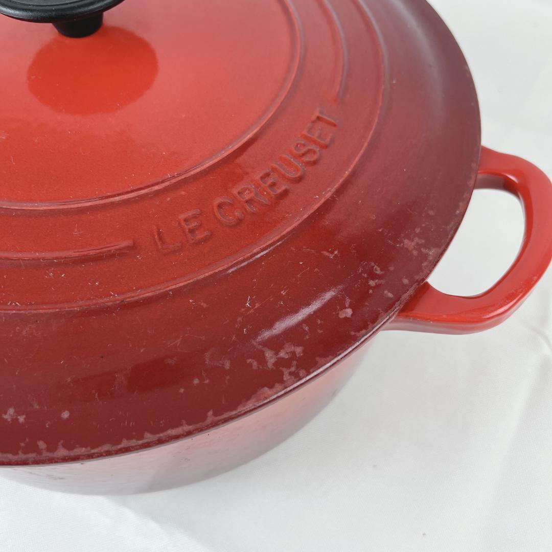 Le Creuset ルクルーゼ ココット・ロンド 28cm チェリーレッド