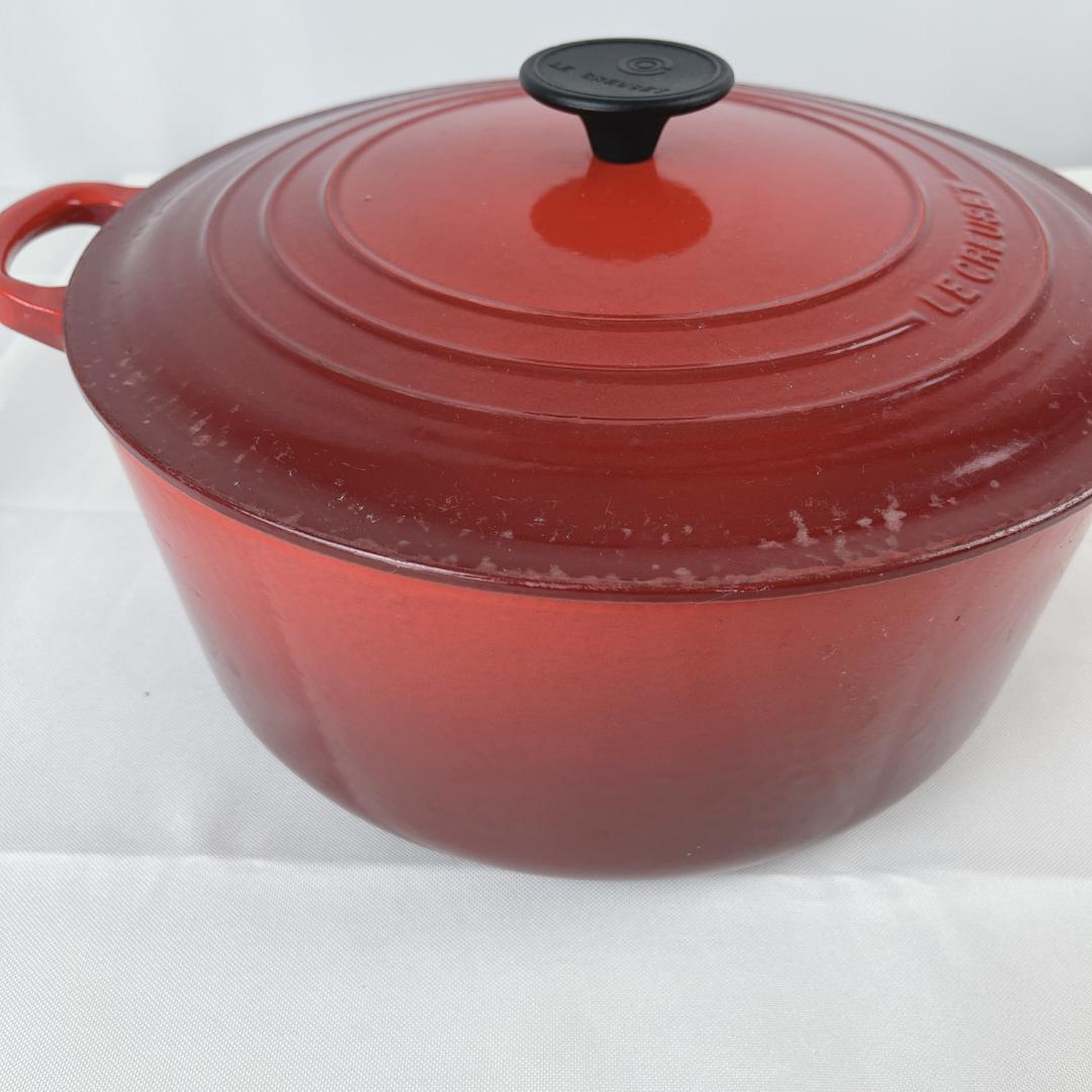 Le Creuset ルクルーゼ ココット・ロンド 28cm チェリーレッド