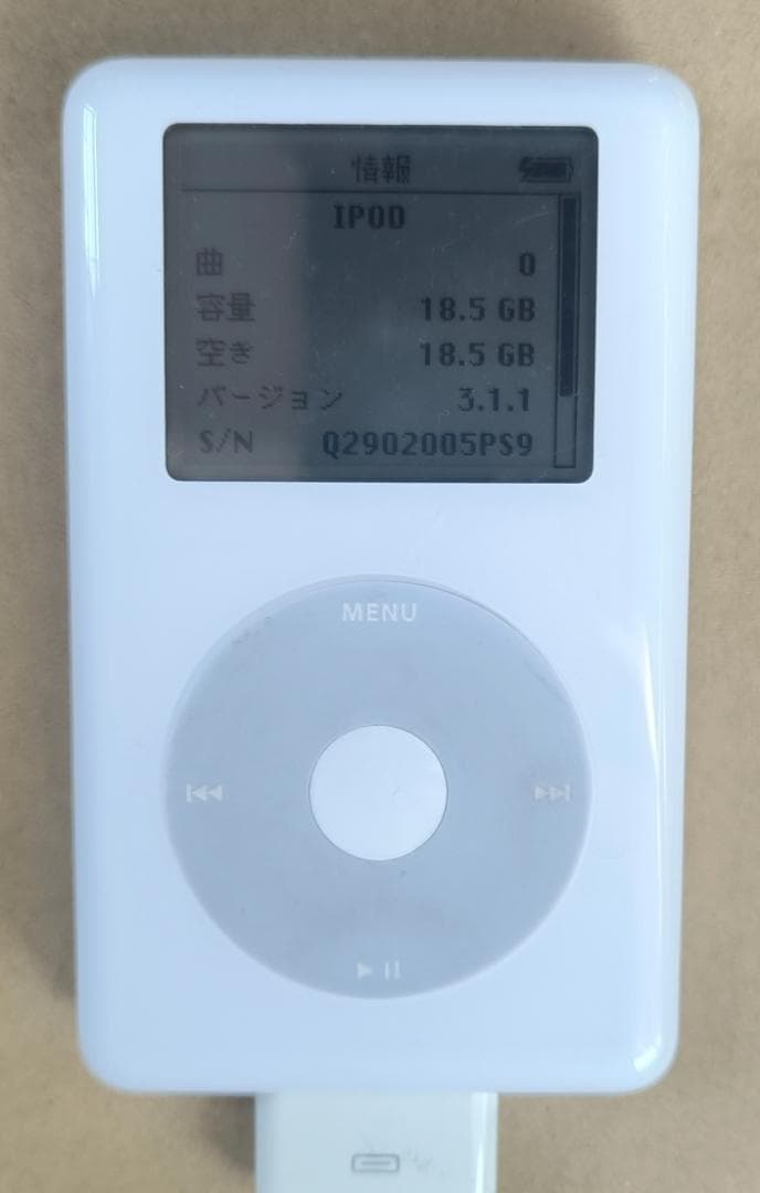 ☆Apple iPod第4世代 20GB☆Classic レトロ