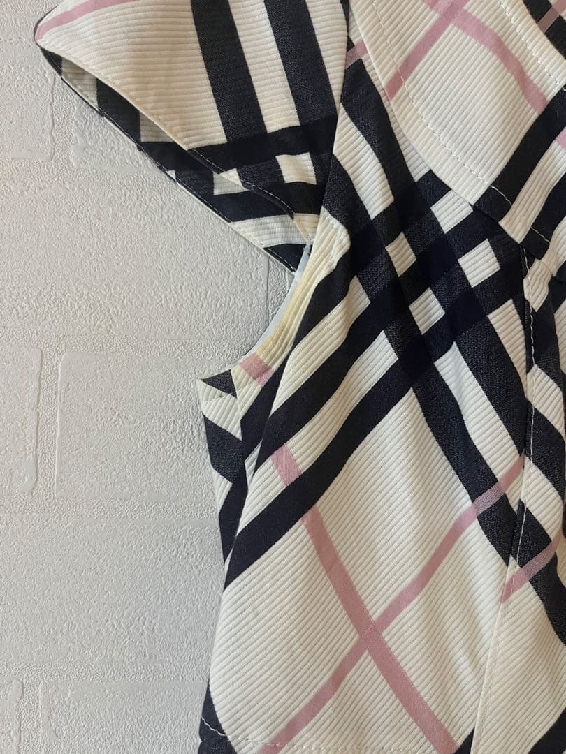 BURBERRY BLUE LABEL　チェック柄 半袖ワンピース　38