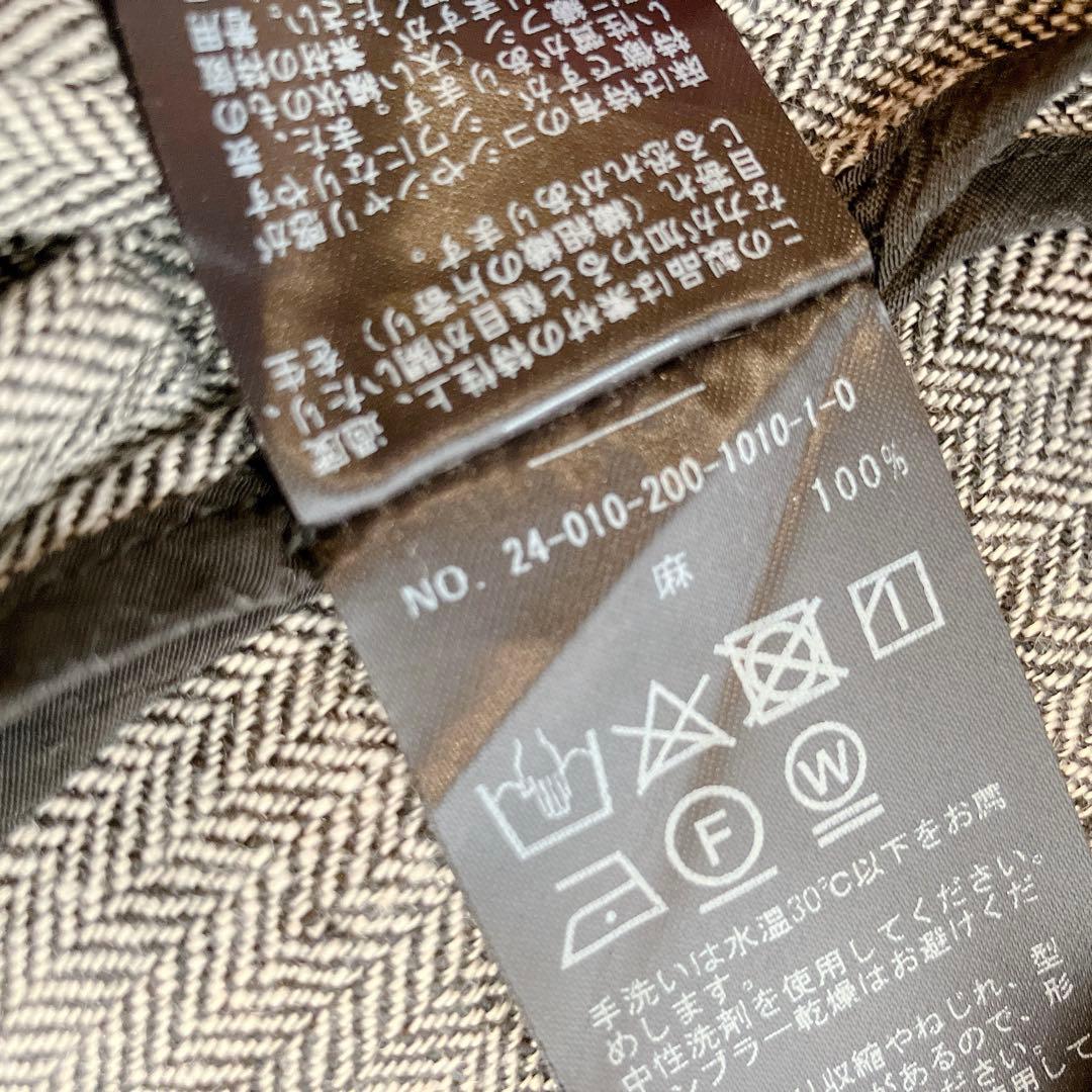 美品✦ฺスピックアンドスパン リネンエアリージャケット