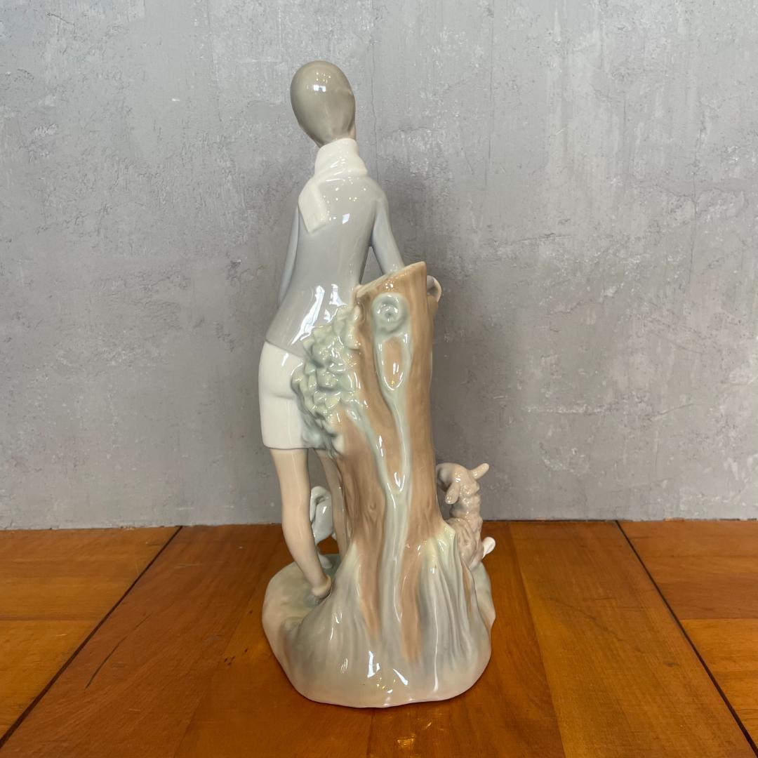 リヤドロ LLADRO No.4509『少年とヤギ』フィギュリン 置物