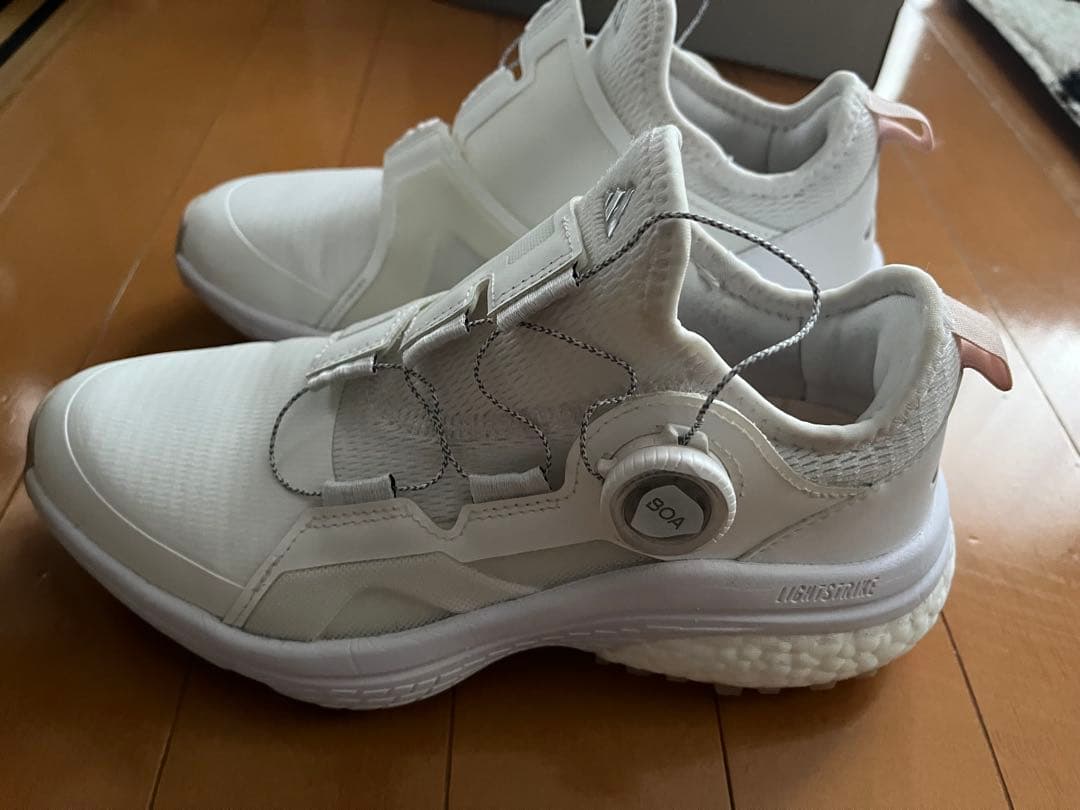 adidas Boost ゴルフシューズ ホワイト　23.5cm