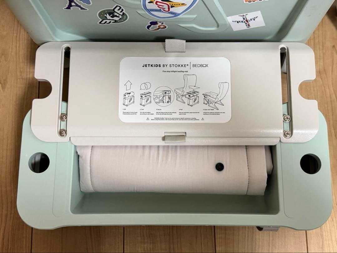 STOKKE ​JETKIDS BEDBOX +バッグ + ウールブランケット