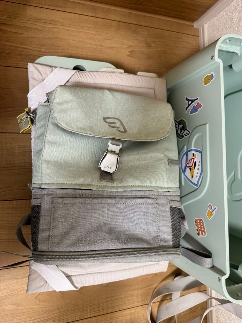 STOKKE ​JETKIDS BEDBOX +バッグ + ウールブランケット