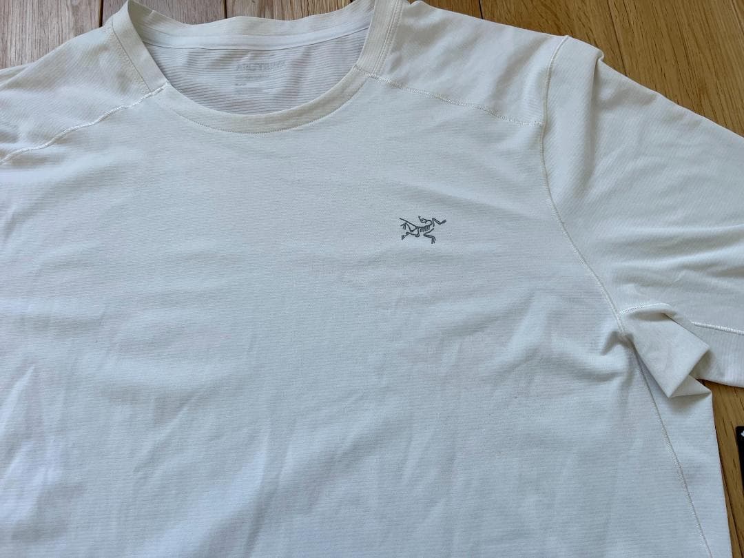アークテリクス Cormac Crew S/S メンズ Sサイズ ホワイト系