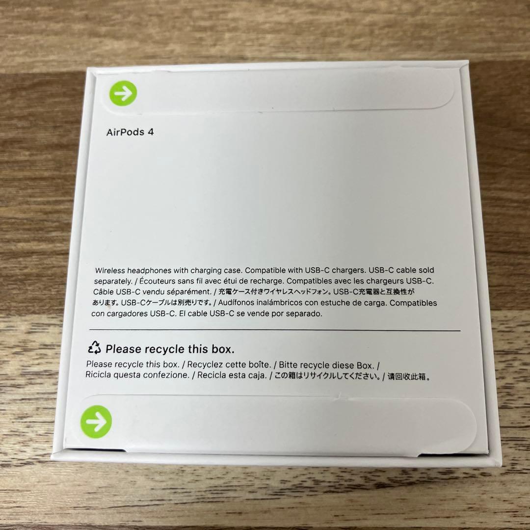 【新品未開封】Apple AirPods4