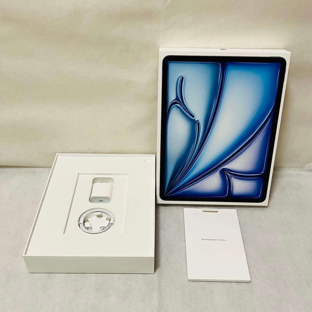 【極美品】 iPad Air M2 13インチ Wi-Fi 128GB ブルー
