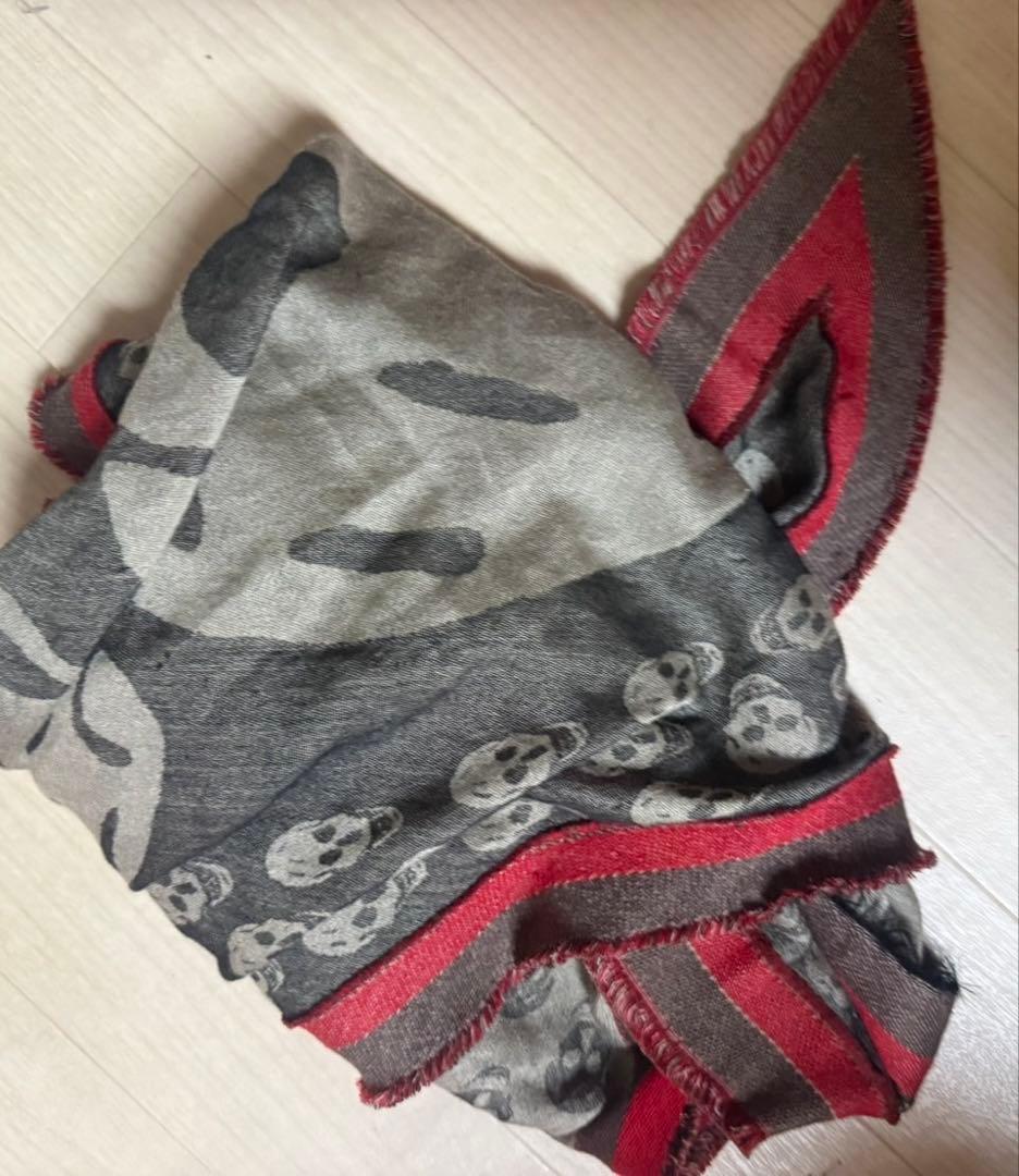 Alexander McQueen swag opium スカーフ　スカル
