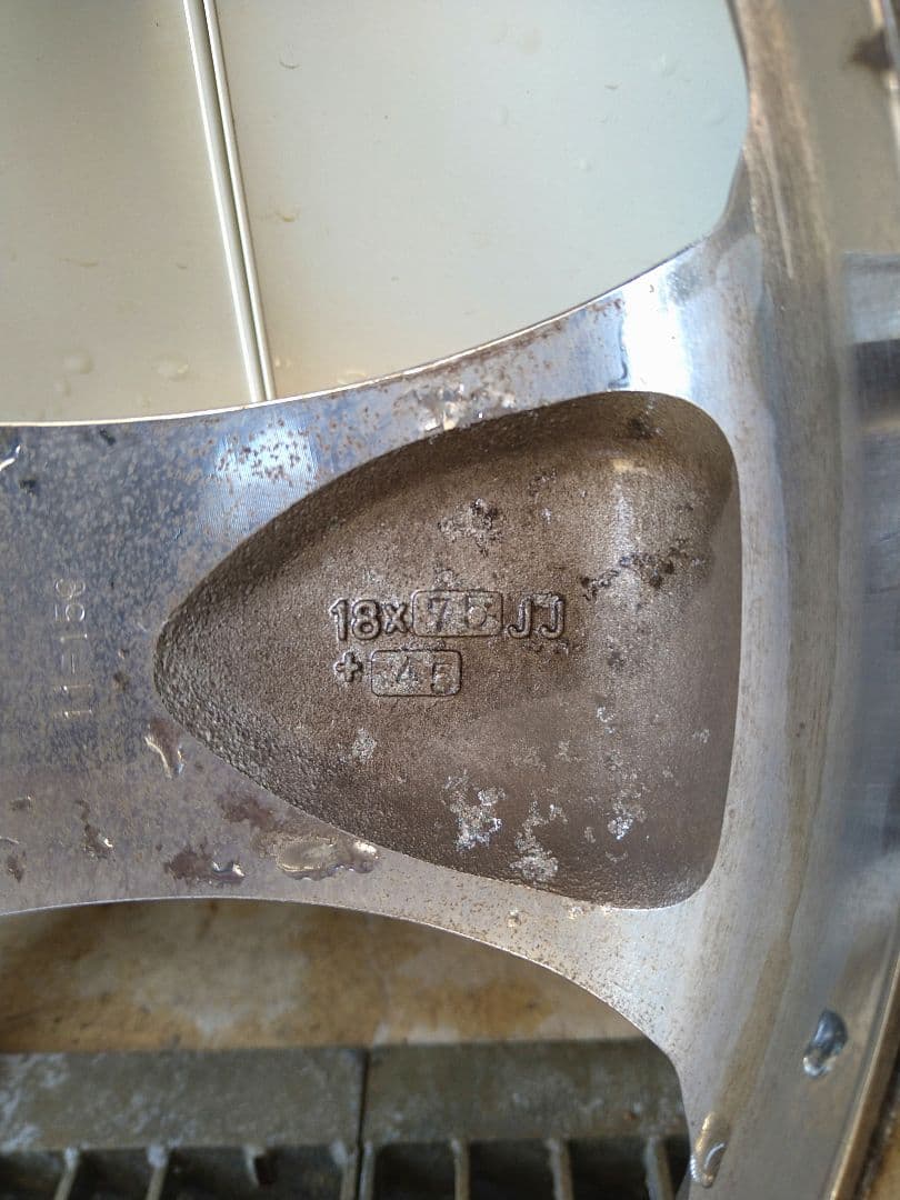 【Kさま専用】当時物WORK VS-KF 18インチ 7.5J 114.3 5穴