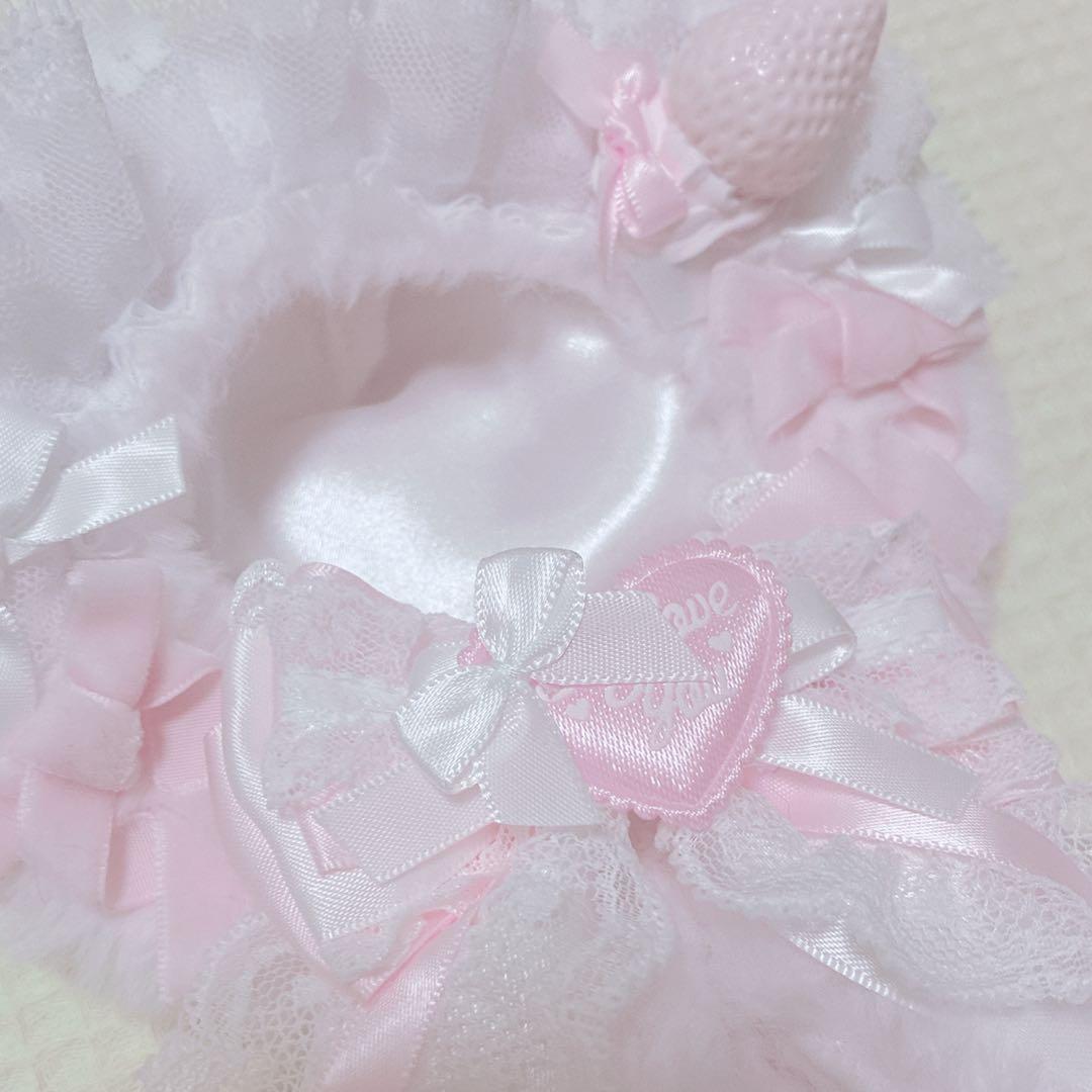【甘ロリねこちゃん】 おすわりぬい服 16cm 【バッグチャーム付き】