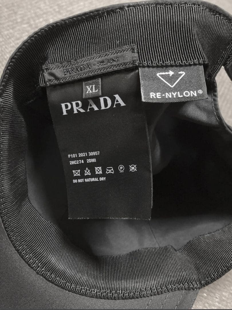 PRADA プラダ Re-Nylon ベースボール キャップ トライアングルロゴ