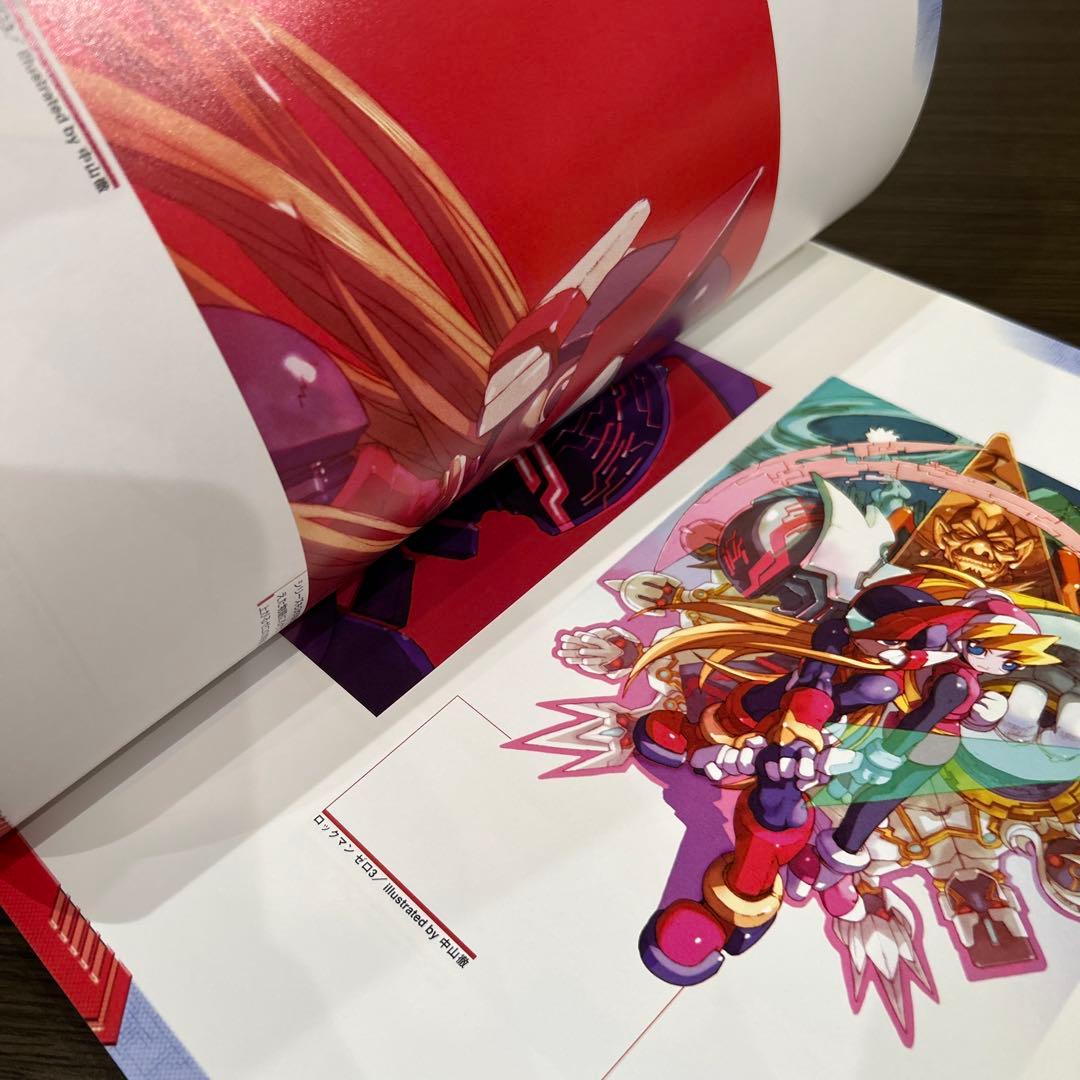 ロックマンゼロ オフィシャルコンプリートワークス 設定資料集 イラスト カプコン